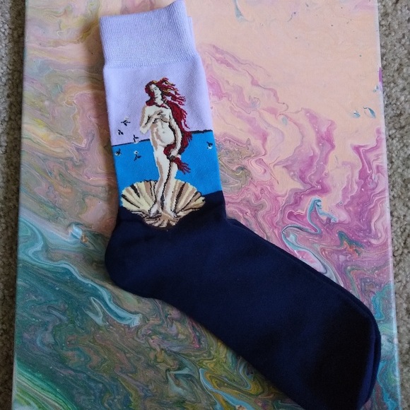 Birth of Venus printed socks (NWOT) - Picture 2 of 2